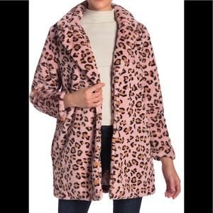 NWTO- Brand New Faux Fur Leopard Coat
